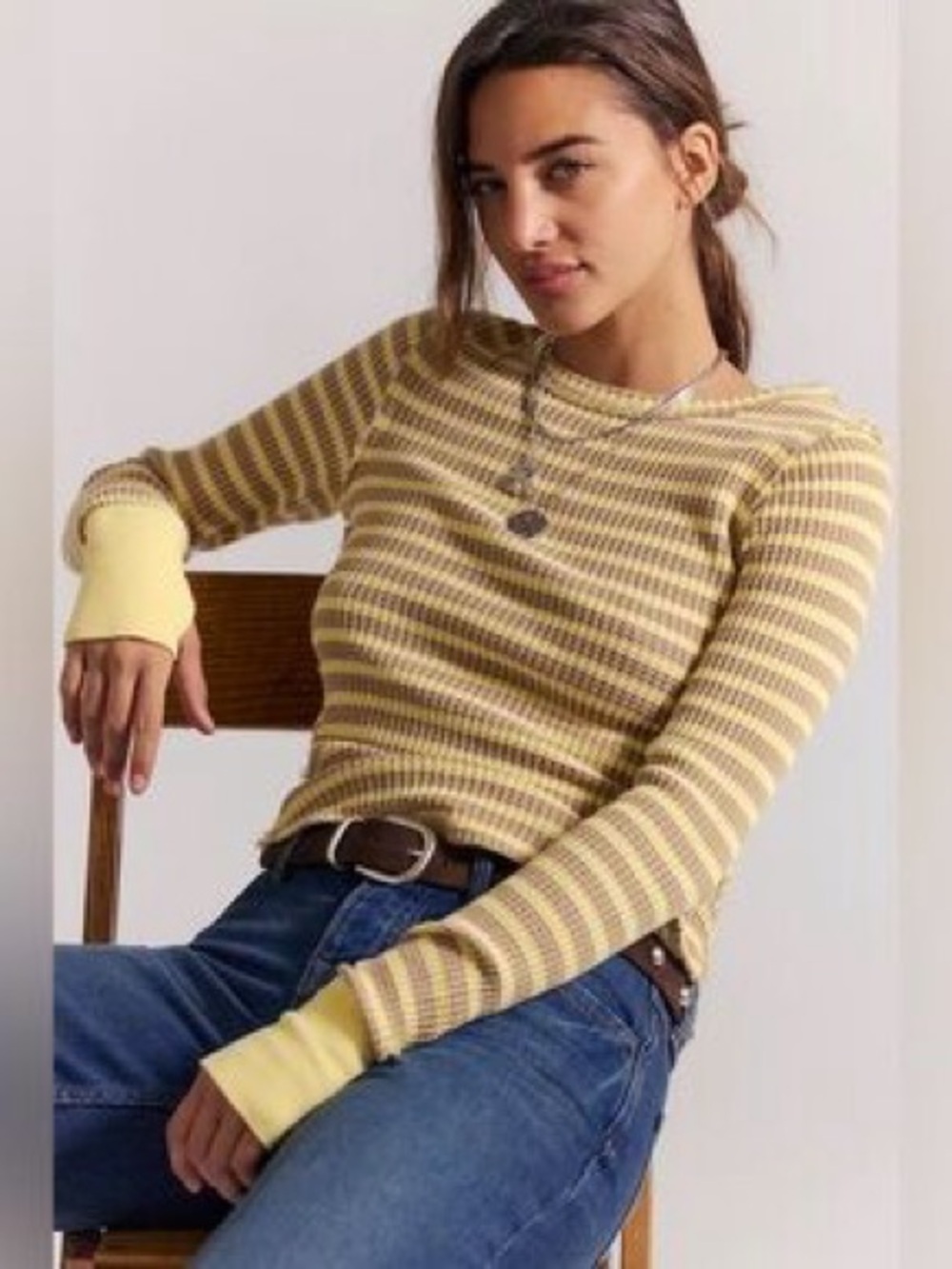 NWT! Free People We The Free Pretty Little Thermal Sz Small & Medium